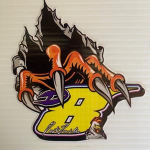 Dustin Linville Small Rooster Claw Decal