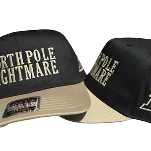 North Pole Nightmare SnapBack Hat - Black/Khaki
