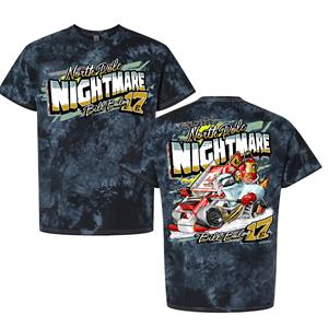 Arctic Racer Shirt - Black Crystal Tie Dye