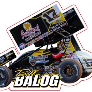 17B Black/Yellow Car Decal