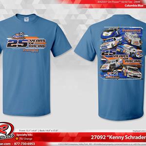 Columbia Blue 25th Federated Anniversary T-Shirt