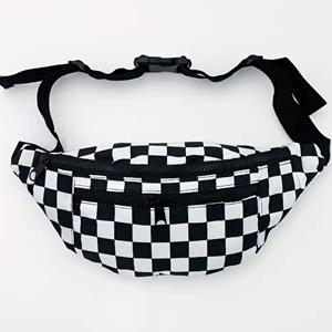 Kids Checkered Crossbody Belt Bag