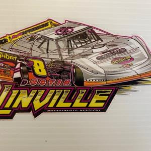 Dustin Linville Small Car Decal