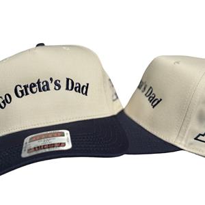Go Gretas Dad SnapBack Hat - Navy/Natural