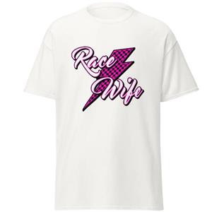 Race Wife Pink Adult T-Shirt