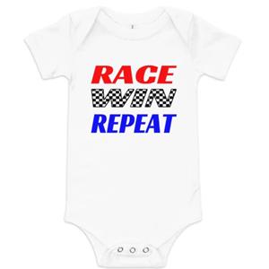 Race Win Repeat Infant Onesie