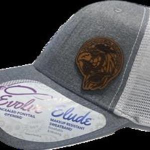 2024 Womens Gray RN Patch Hat (w/ ponytail hole)