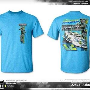 2023 Heather Sapphire Pin Up T-Shirt