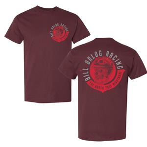 Skull Yeti Shirt - Dark Maroon