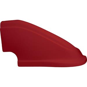 MD3--DIRT MODIFIED- NOSE-RIGHT- PASSENGER SIDE FLARE ONLY- PLASTIC- RED