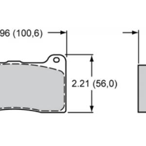 WILWOOD HIGH PERFORMANCE BRAKE PAD SET- 7816- BP-35 COMPOUND