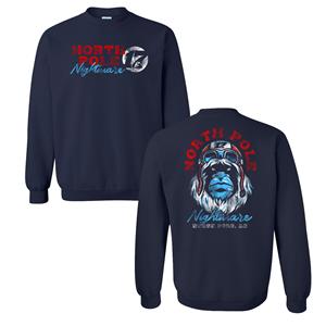 North Pole Nightmare Lifestyle Sweatshirt - Navy