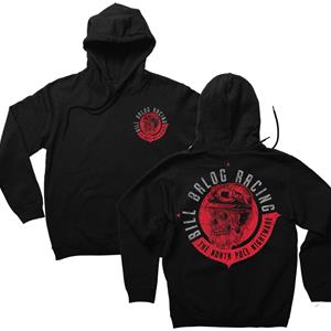 Skull Yeti Hooded Sweatshirt - Black