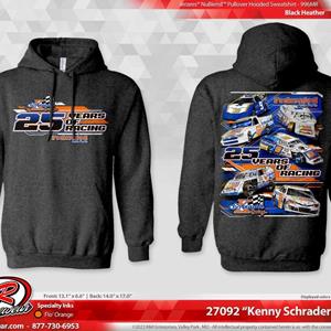 KSR 25 Years of Racing Black Heather Hoodie