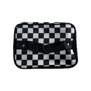 Checkered Travel Makeup Bag