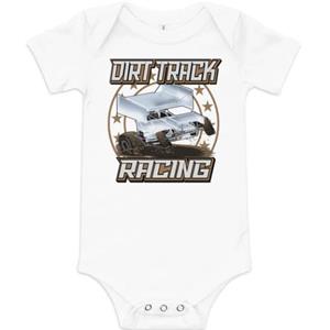 Dirt Track Racing Infant Onesie