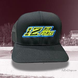 Black 12 Air Force Hat