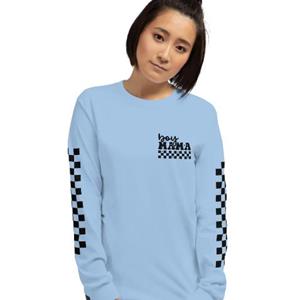 Boy Mama Adult Long Sleeve