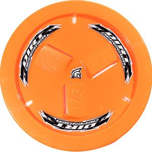 DIRT DEFENDER WHEEL COVER - FLUORESCENT ORANGE-VENTED