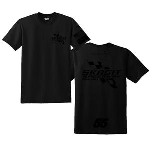 Skagit Speedway Black on Black T-Shirt  (2XL)