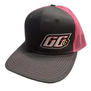 66C Gray/Pink Snapback Hat