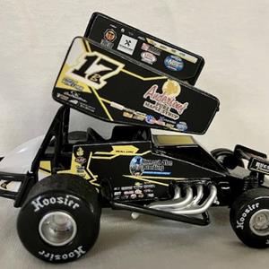 17B Black & Yellow Pullback Sprint Car