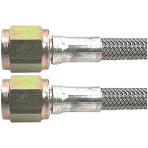 ALLSTAR #4 18in STRAIGHT ENDS- BRAKE LINE