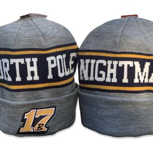 North Pole Nightmare Cuffed Beanie - Gray