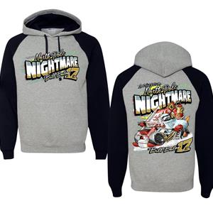 Arctic Racer Hooded Sweatshirt - Black/Oxford