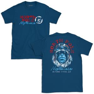 North Pole Nightmare Lifestyle T-Shirt - Cool Blue
