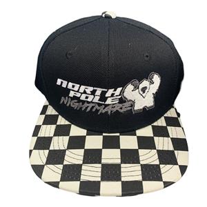 North Pole Nightmare Youth Snapback Hat - Checkered/Black