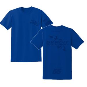 Skagit Speedway Blue on Blue T-Shirt (small)