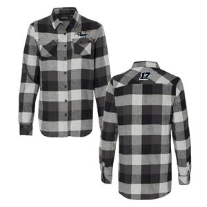 Bill Balog Racing Women’s Flannel Shirt - Black/Grey