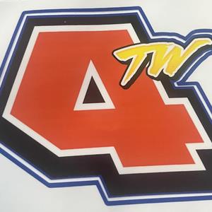 Orange Window Decal