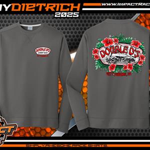 Double Ds Sprint Shop Charcoal Crewneck