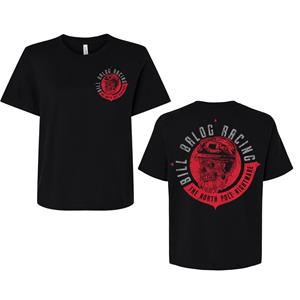 Skull Yeti Womens Boxy Shirt - Black