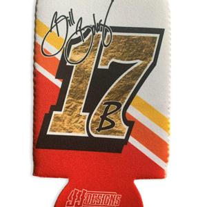 17B Gold Leaf Slim Can Koozie