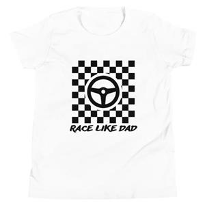 Race Like Dad Kids T-Shirt