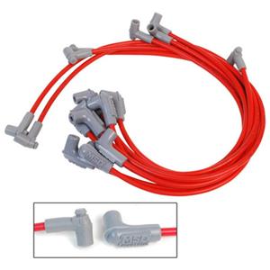 MSD SPARK PLUG WIRE SET- RED