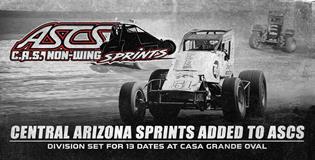 Central Arizona Speedway Places Non-Wing Division Under ASCS Banner