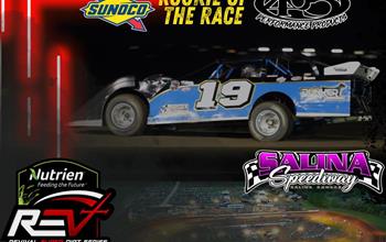 Salina Speedway April 25th Sunoco by 405 Performance Products Rookie of the Race - Shane Cook
