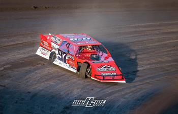 Heartbreak for Cade Dillard in XR Dominator at Salina Highbanks Speedway