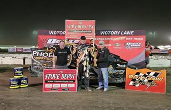 Three Quennevilles Visit Victory Lane on Stove Depot Night!