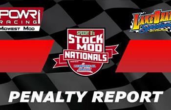 PENALTY REPORT: Midwest Mod Disqualifications at Lake Ozark Speedway’s POWRi StockMod Nationals