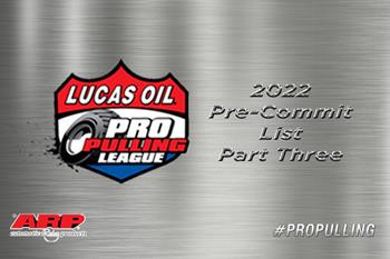 Pro Pulling League Releases Third Round of Pre-Commits for 2022 C