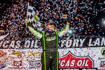 Erb Holds Off Sheppard to Win Lucas Oil Truck Country 50 in Farle