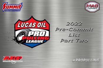 Pro Pulling League Releases Second Batch of Pre-Commits for 202