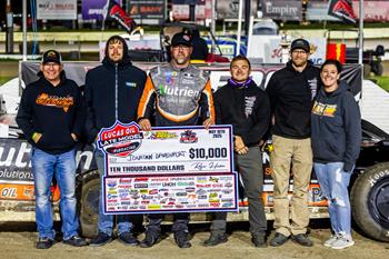 Davenport Takes Night Two of the High Bank Heist at Eagle