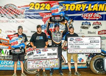 Davenport Scores $50,000 Show-Me 100 Victory at Lucas Oil Speedwa