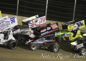 Atomic Speedway (Chillicothe, OH) – Fast On Dirt Sprint Car Series – April 8th, 2023. (Nates Racin Photos)